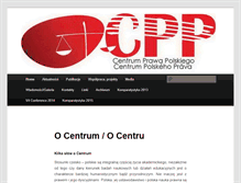 Tablet Screenshot of centrumpp.org